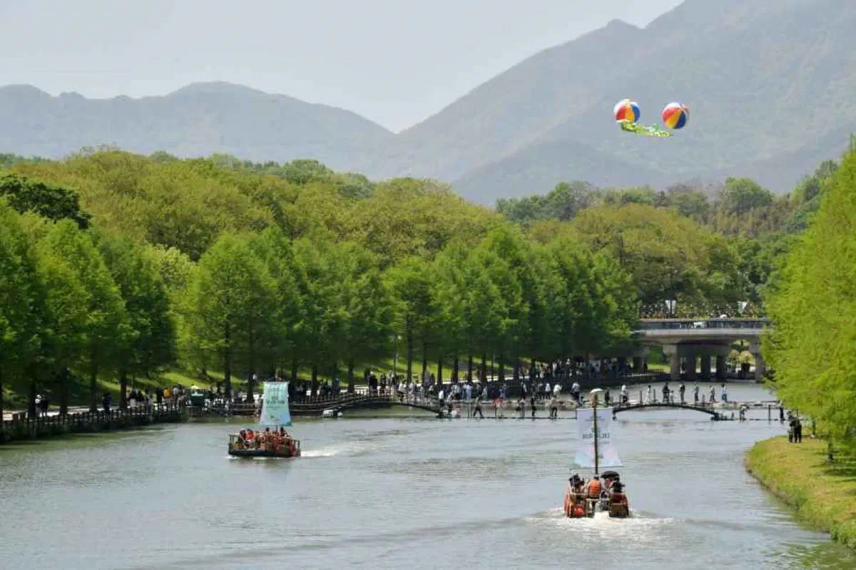 Damyang Bamboo Festival in Damyang, Jeonnam-Gwangju