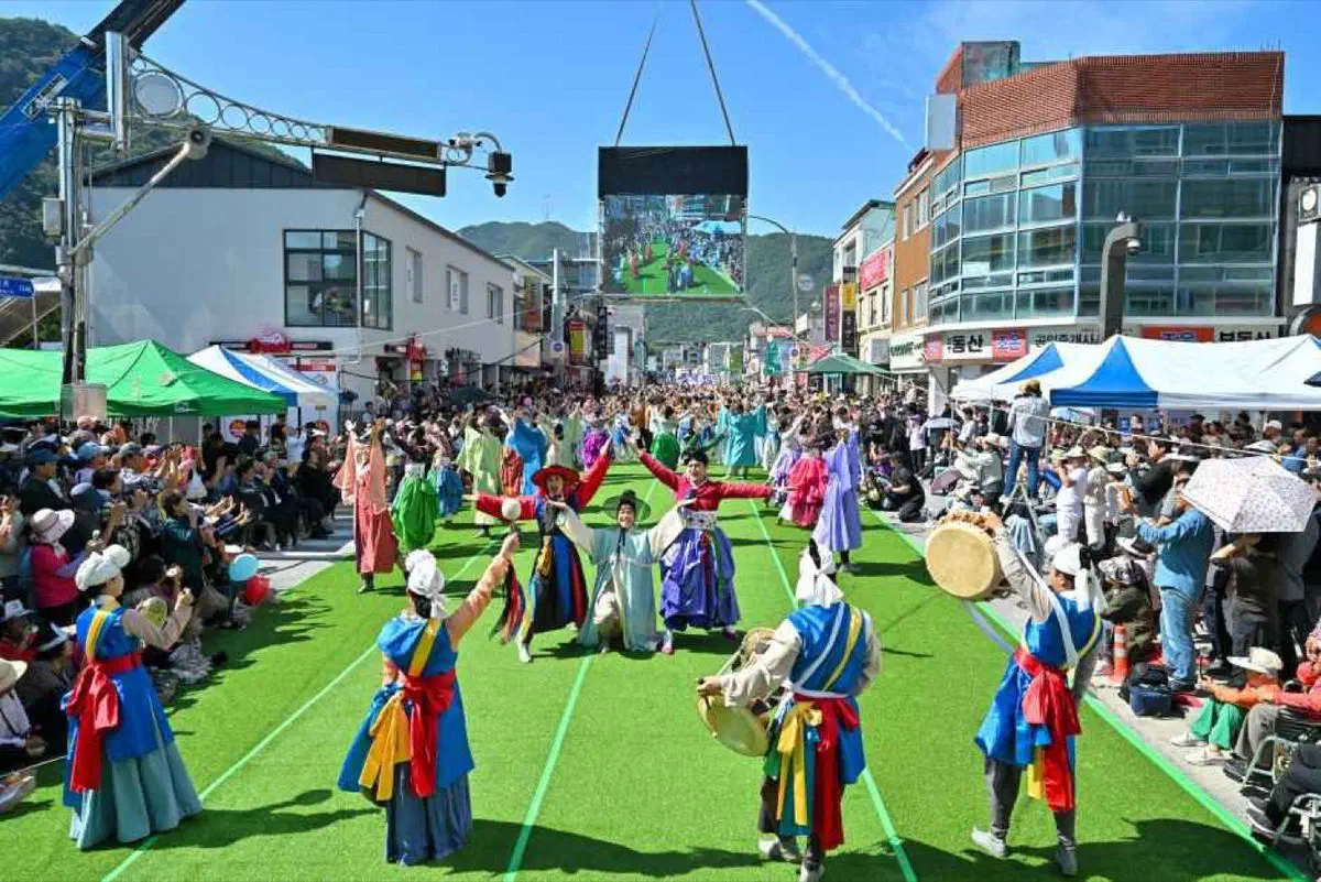 Jeongseon Arirang Festival in Jeongseon, Gangwon