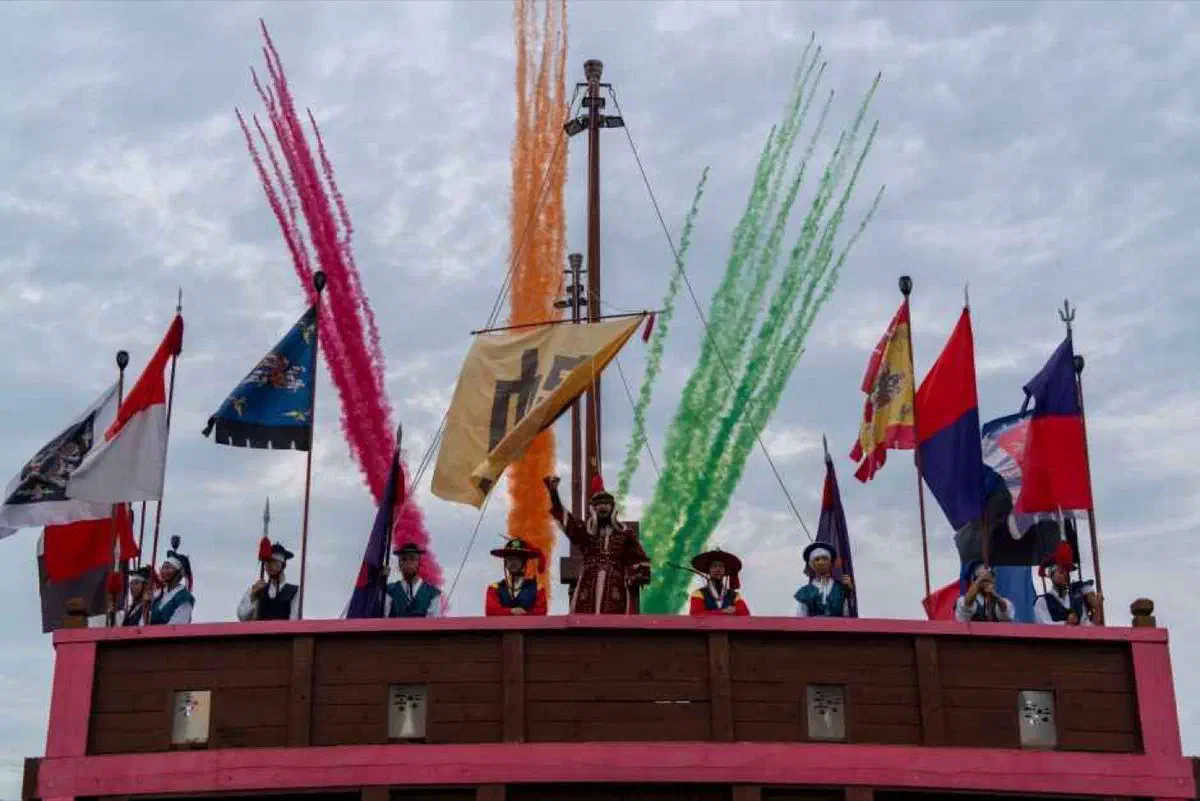 Tongyeong Hansan Battle Festival in Tongyeong, South Gyeongsang
